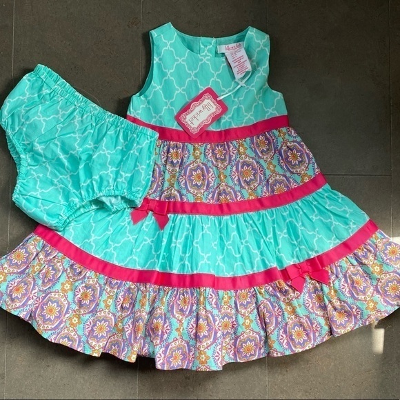 DRESS & diaper cover 24 months - Picture 1 of 6